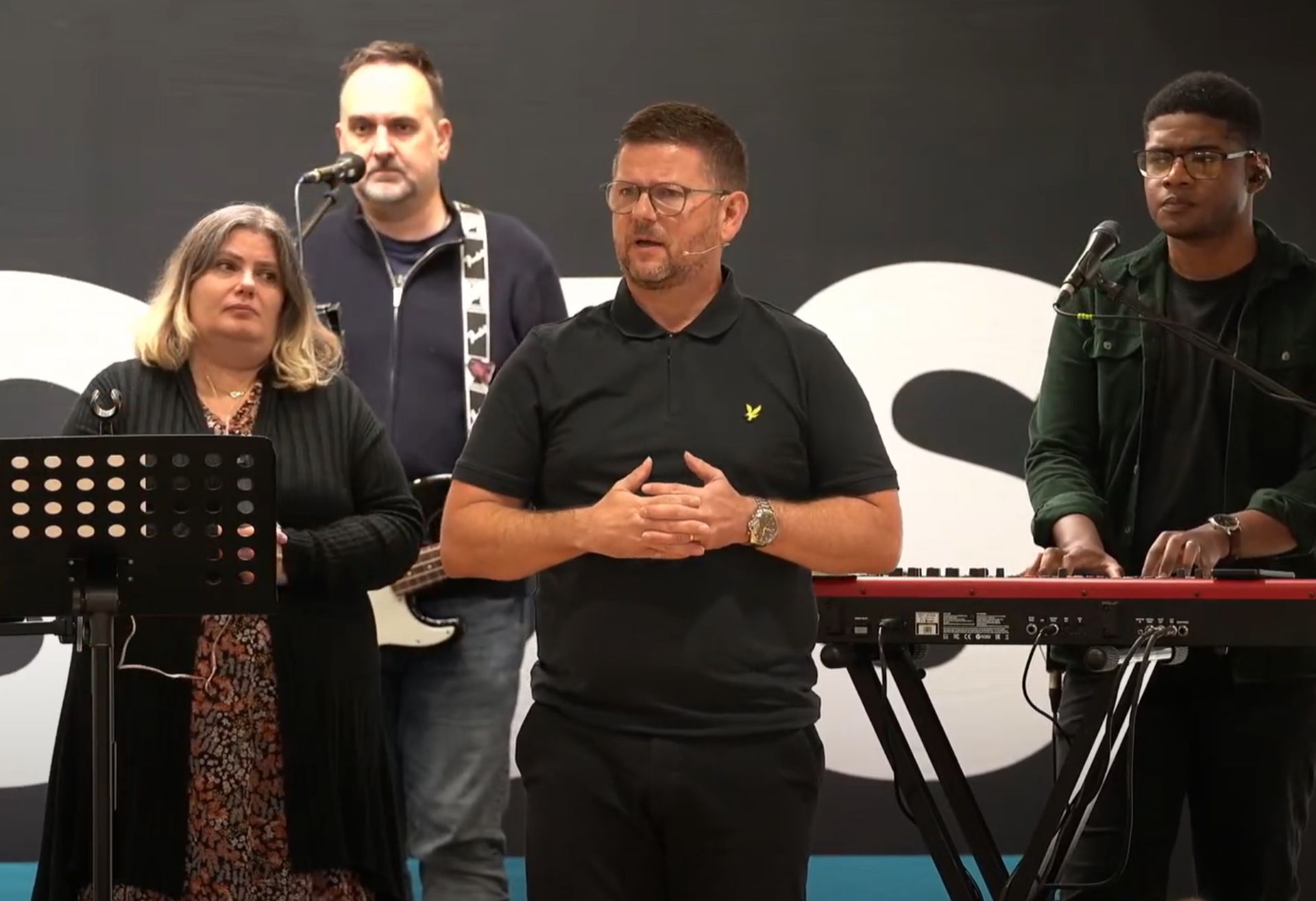 Photograph of Kevin Kirkland at Rugby Elim
