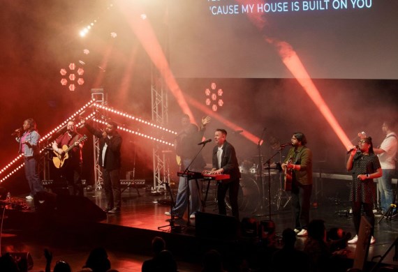 What happens when leading worship at Elim’s big events?