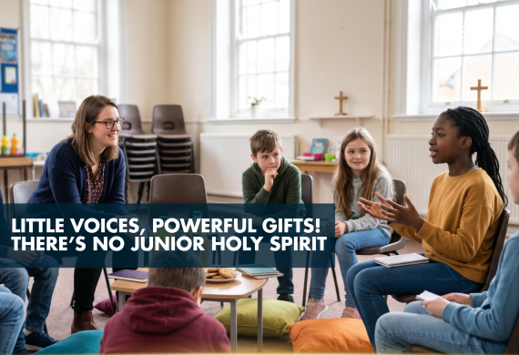 Little voices, powerful gifts! There’s no junior Holy Spirit
